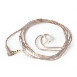 EZ EAR NEX KZ IEM Cable High Purity Oxygen Free Copper Detachable Replacement Cable for ZST/ZSR/ED12/ES3/ES4/ZS10/AS06/AS10/BA10/ZST-X/EDX (B Pin 3.5mm, Black, Microphone)