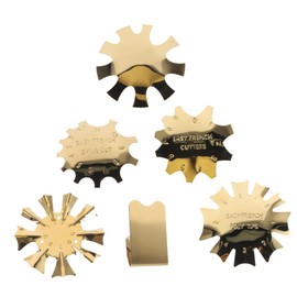 Baluue 6pcs Nail Shaper Guide Nail Tip Nail Art Supplies French Manicure Tool Nail Salon Accessories French Tip Stencils for Nails Models Nail Tools Nail French Tip Tools Stainless Steel