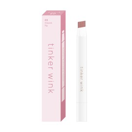 Tinker Wink Transparent Eyeshadow Pencil (PK02 Mauvefig) Teardrop Bag Eye Shadow Nuance Color (Waterproof)