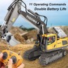Ezweiji Remote Controlled Excavator, 11 Channel Remote Controlled Excavator Construction