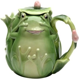 ATD Appletree 5-1/4-Inch Fairy Frog Porcelain Teapot