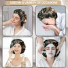 Zewurtuw 2 PCS Shower Cap Adjustable Reusable Double Waterproof Layer