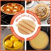 6-Inch Baking Sheet Rounds - Kraft Unbleached Parchment Paper, Non-Stick,