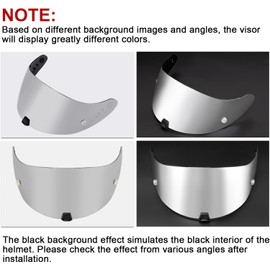 PSLER Helmet Visor for T520 ST1400 R1 - T520 ST1400 R1 Face Shield Helmet Visor Helmet Accessories,Silver
