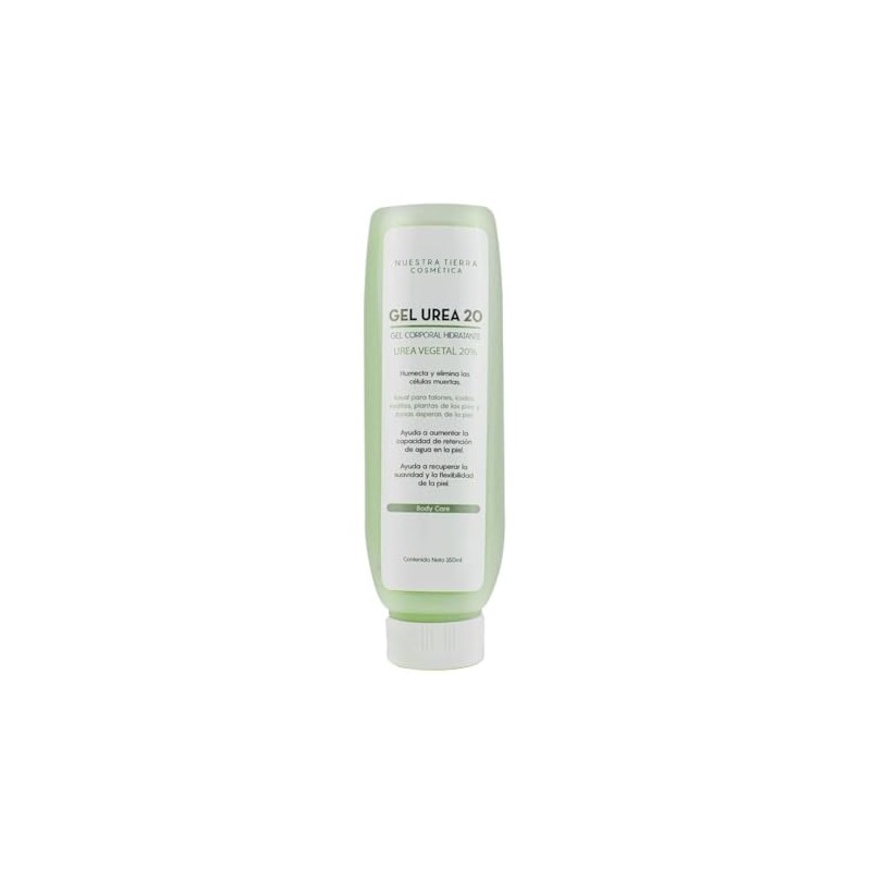 Nuestra Tierra Cosmetica Gel Urea 20 Hidratante Corporal, Crema para