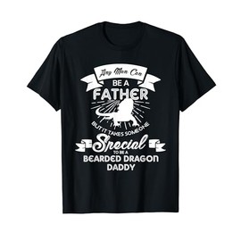 Bearded Dragon Dad Shirt Funny Father's Day Lizards Reptiles