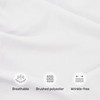90 x 190 cm Microfibre Bed Sheet for, Mattress Height