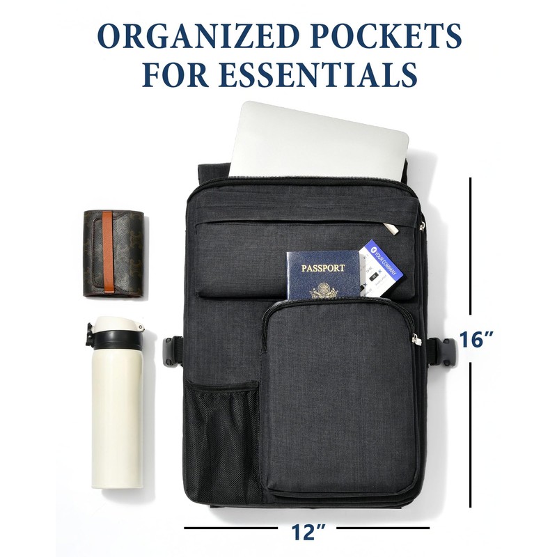 BS-VOG Over Luggage Organizer for Suitcase, Luggage Harness with Cup