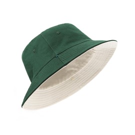 Zylioo X-Large Double Side Bucket Hats,Foldable Trendy UV Golf Hats,Short Brim Reversible Travel Cap