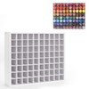 Krafetto 80 Grids Paint Organizer Storage Rack, Wall-mountable Craft Paints