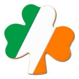 Foose Shamrock Cookie Cutter 5 Inch –Tin Plated Steel Cookie Cutters – Shamrock Cookie Mold