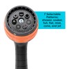 BLACK+DECKER BLACK+DECKER? Dial 7 Pattern Rear Trigger Garden Hose Nozzle