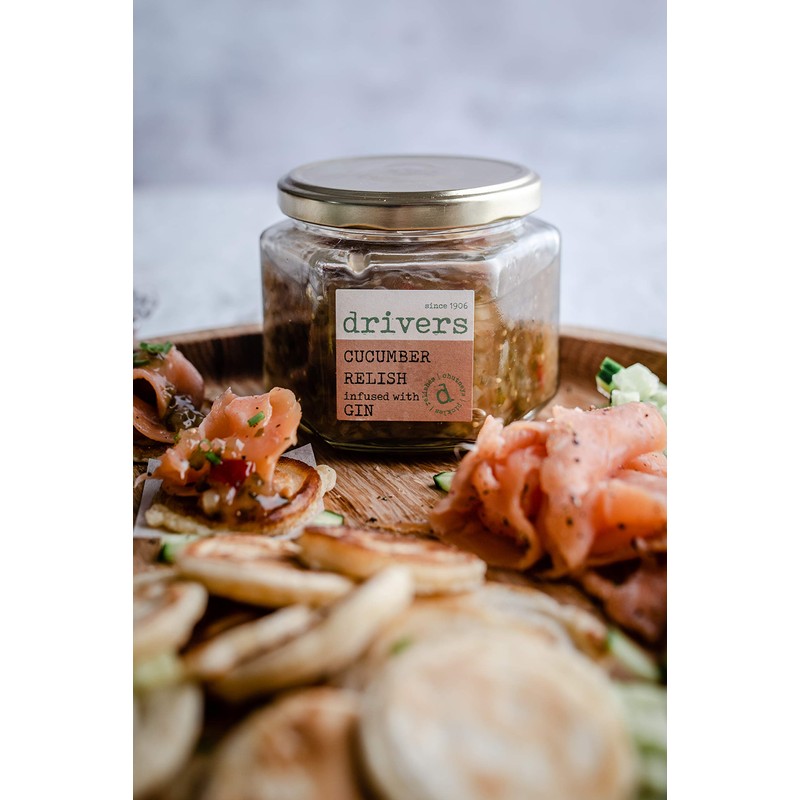 Driver's Pickle Cucumber Relish Infused with Gin, 0.35 kg