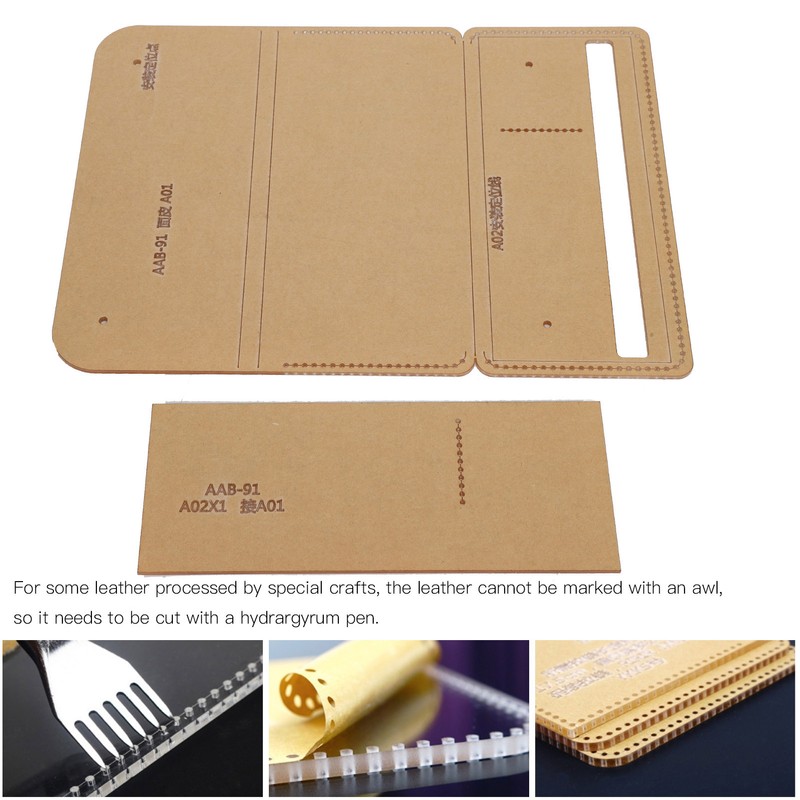 Acrylic Wallet Pattern Stencil Wallet Template Drawings Kit Acrylic Making