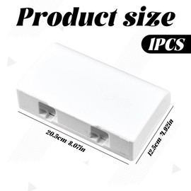 Plug Socket Covers UK,1 PCS Plug Socket Covers,Socket Covers Plug Covers for Sockets UK,Childproof Double Socket Cover,Universal Plug Socket Cover,Switch Protector Box for Home Baby Pet Safety