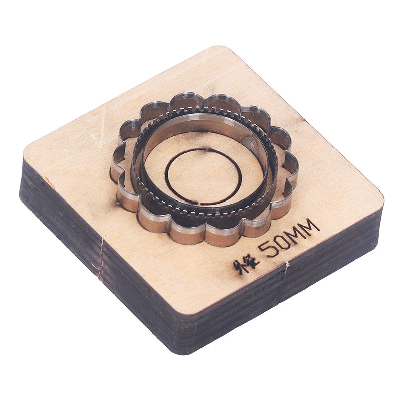 Leather Cutting Dies Sunflower Shaped 7.5x7.5x2.3cm Size 50mm Diameter Precise