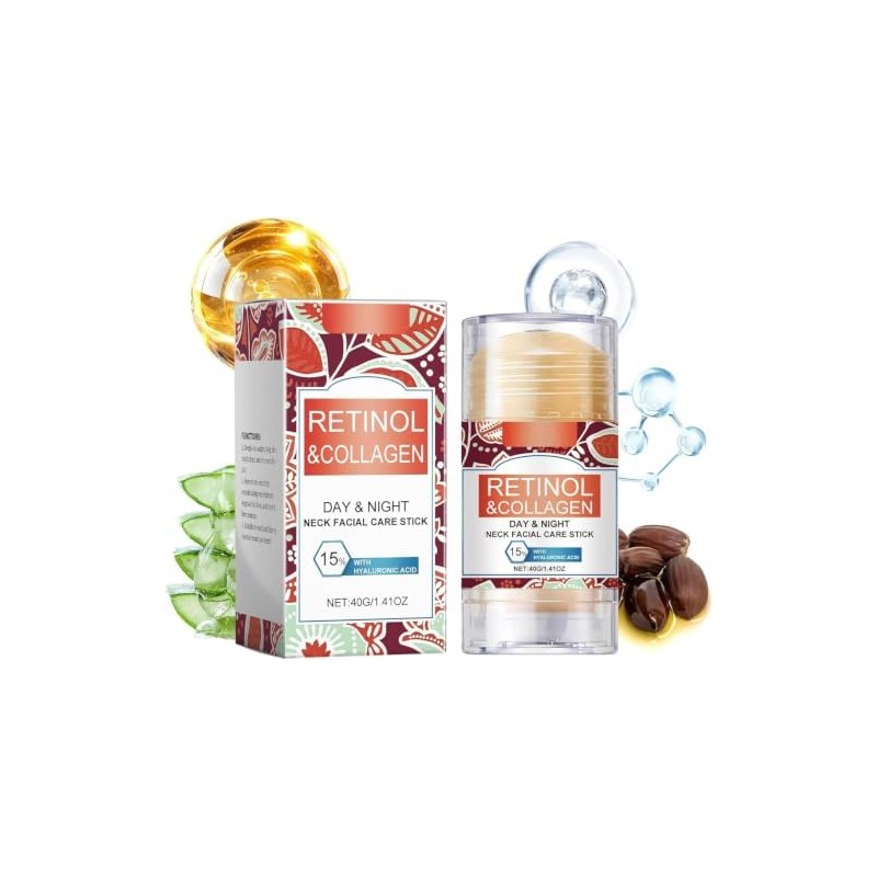 Crema Facial Antiarrugas con Retinol, Colágeno y Ácido Hialurónico