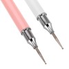 TOVINANNA 2pcs Dual Ended Nail Art Tools Rhinestone Picker Wax