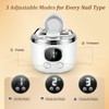 Lucidora Pro 3-in-1 Electric Nail Clipper with 2.5X Magnifier &
