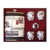 GMMH Original Hip Flask Set LN 35-28 London Stainless Steel