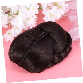FOMIYES Synthetic Fiber Vintage Wig Bag Chignon Wig Hair Bun Extension for Women Random Color