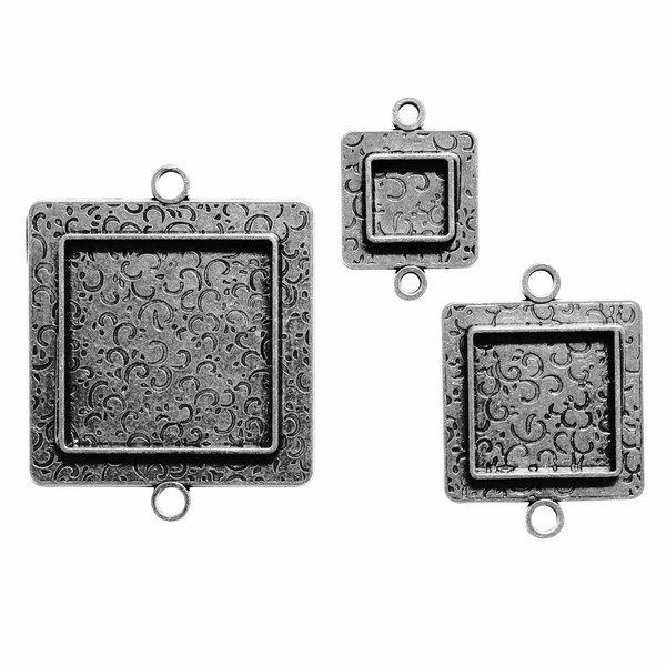 Spellbinders MB2-005S Media Mixage Squares Two, Silver