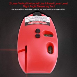 mumisuto Laser Level, 2 Lines Laser Spirit Level, Laser Levels for Photos Install Shelves Lay Floors Indoor Construction (Mouse)