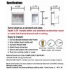 PowerBridge TWO-PRO-6 Dual Outlet TV Cord Hider for Wall Mounted