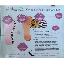 Spare Soles Foot Cushions Kit Outfits 4-7 Pair Of Shoes ...NIB