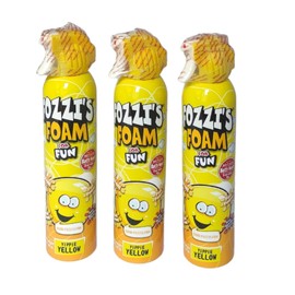 FOZZI'S NEW Foam Soap Aerosol for Kids Yippie Yellow (Tropical) 11.04 oz (313gm) Pack of 3