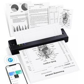 TATTMUSE Wireless Inkless Thermal Portable Printer for Travel