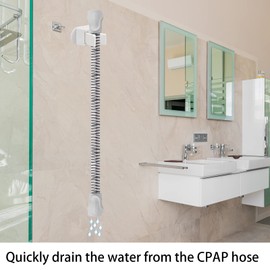 CPAP Hose Holder for Bed with Anti-Slip and Anti-Tangle Function, CPAP Hose Hanger and Mask Holder Combined into One, Keep Your CPAP mask Clean so You can Sleep Better