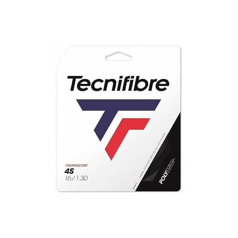 Tecnifibre Black Code 4S Tennis String, 17g (2 Sets)