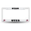 Utah Runnin' Utes Raised Letter Plastic License Plate Frame -