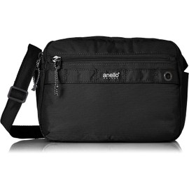 Anello Grande DC GUA0982Z Double Layer Round Shoulder Bag, Black