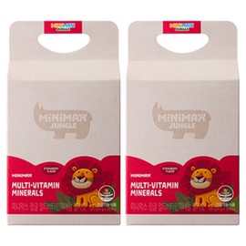 Minimax Jungle Multivitamin Mineral 120g, 30 tablets, 2 units / 미니막스 정글 멀티비타민 미네랄 120g, 30정, 2개