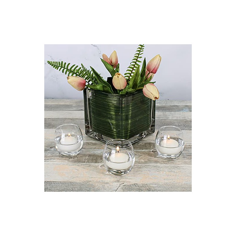 Richland 36 White Floating Candles 2"