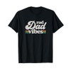 Rad Dad Vibes Retro Fathers Day T-Shirt