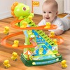 BLmukce Small Dinosaur Climbing Slide Stair Toy for Toddlers 3-5