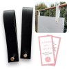 Ink Hearts Paper Black Faux Leather Sign Straps for Stylish