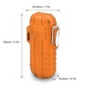 Outdoor Double Arc Electric Lighter Portable Waterproof Flashlight Lighter Charging