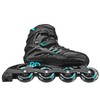 Roller Derby Q-84 Women's Inline Skates - Black/Teal - Size