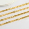 Initial Bracelet for Men - Gold Silver Cuban Link Chain