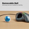 PORLEI Wired Trackball Mouse with RGB Lighting, Ergonomic Thumb Control