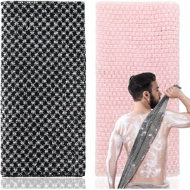 Exfoliating Bath Towel, Tear Resistant Exfoliating Washcloth, Long Washcloth, Back Scrubber for Men and Women
