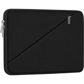 Laptop Sleeve Case 15.6 inch, Traveling Carrying Computer Sleeve Bag with Zippered Pocket, Shockproof Protective Laptop Cover Compatible for  Notebook, , , , , , Black - Color: Black, Size: 13.3 inch