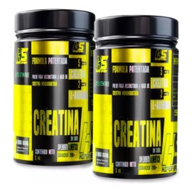 Creatina Monohidratada Hiper Sport 1 Kg C/u 2 Piezas Sabor Natural- Mango