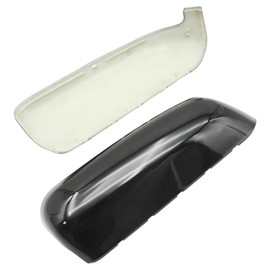 ZUDKSUY 2 Pack Front Exterior Door Rearview Mirror Cover Trim, Replacement for Chevy Silverado Replacement for GMC Sierra 2500HD 3500HD 2020-2024 (Black)