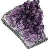 SUNYIK Natural Amethyst Quartz Crystal Cluster,Druzy Geode Specimen Gemstone Sculpture