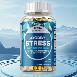 xemenry Goodbye Stress - Improved Sleep, Stress Relief, Promotes Relaxation - L-Theanine